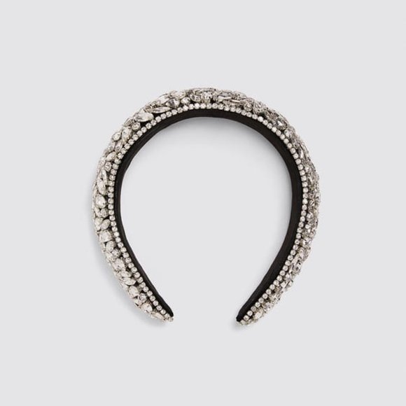 AMAZING rhinestones and gems Zara headband Bridal - Picture 7 of 7